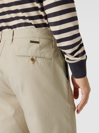 ALBERTO Slim Fit Chino mit seitlichen Eingrifftaschen Modell 'ROB' Sand 3