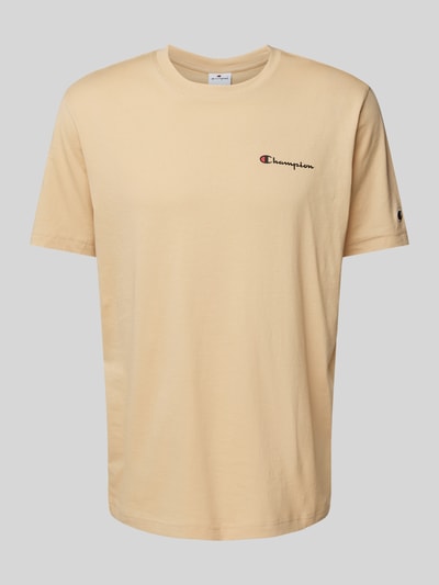 CHAMPION T-shirt met labelprint Beige - 2