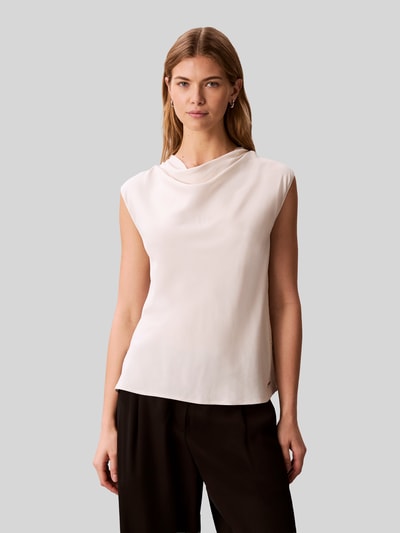 Calvin Klein Womenswear Regular Fit Blusentop aus Viskose Sand 4