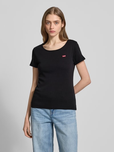 Levi's® T-Shirt mit geripptem Rundhalsausschnitt im 2er-Pack Black 4