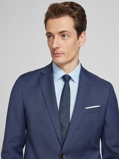 Jake*s Slim Fit Business-Hemd mit Kentkragen Bleu 3