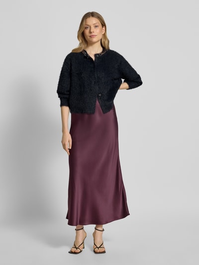 Luisa Cerano Strickjacke mit Rundhalsausschnitt Black 1