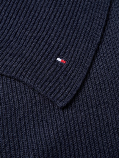Tommy Hilfiger Schal aus Baumwoll-Kaschmir-Mix Marine 2