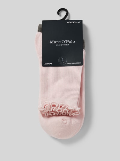 Marc O'Polo Socken mit Frill-Bund Rose 3