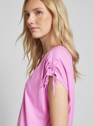 s.Oliver RED LABEL T-shirt met V-hals Rosé - 3