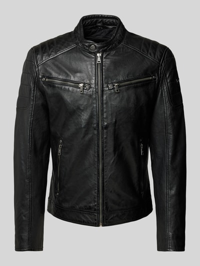 Gipsy Jacke in Leder-Optik Modell 'Derry' Black 2