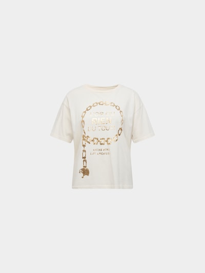 Anine Bing T-Shirt mit Label-Print Offwhite 2