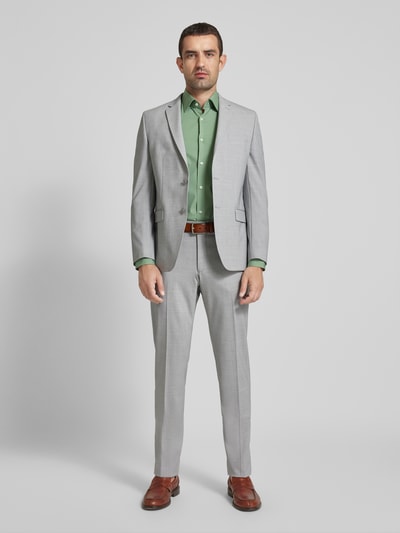 BOSS Slim fit zakelijk overhemd met kentkraag, model 'Hank' Groen - 1