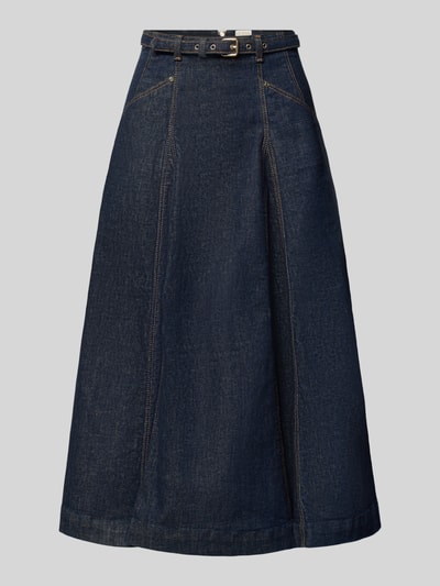 GUESS Jeansrock mit Gürtel Modell 'RAYNE' Dunkelblau 1