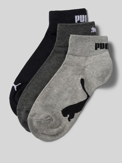 Puma Socken im 3er-Pack mit Logo-Details Modell 'LIFESTYLE QUARTER' Black 1