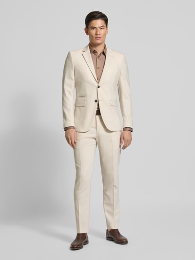 BOSS Slim Fit Businesshemd aus atmungsaktivem Material Sand 1