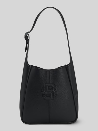 BOSS Torba shopper z regulowanym paskiem na ramię  Czarny 2