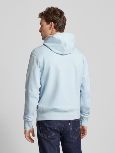 Jack & Jones Premium Hoodie met labelprint, model 'BLACHAD' Lichtblauw - 5