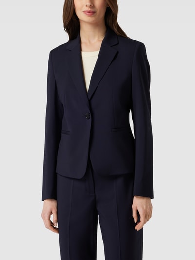 BOSS Black Women Blazer met knoopsluiting, model 'Jarua' Marineblauw - 4