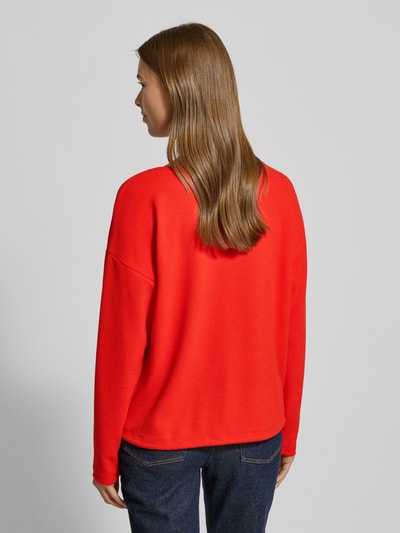 Jake*s Casual Longsleeve mit Rundhalsausschnitt Kirsche 5