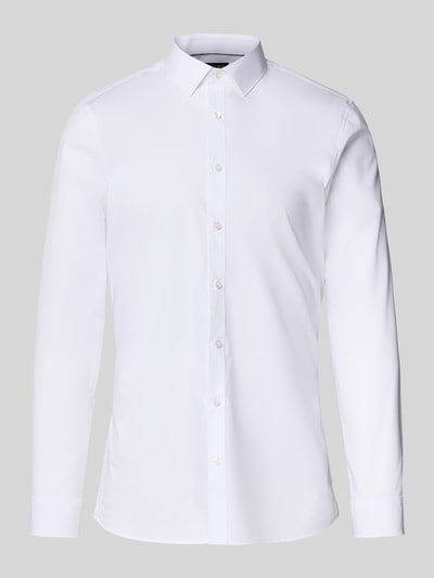 OLYMP No. Six Super slim fit zakelijk overhemd van popeline Wit - 2