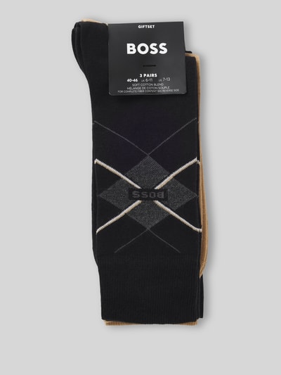 BOSS Socken mit Logo-Detail im 3er-Pack Beige 4