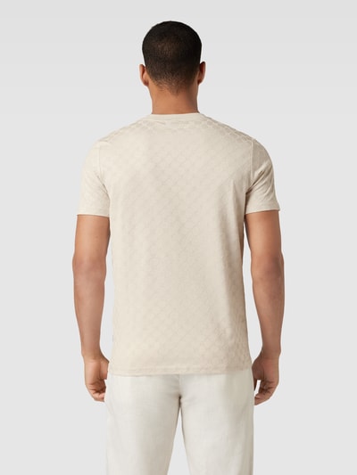 JOOP! Collection T-Shirt mit Strukturmuster Modell 'Batista' Offwhite 5