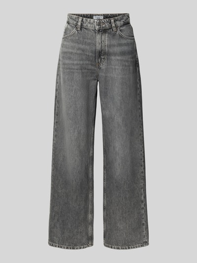 Marc O'Polo DENIM Wide Leg Jeans aus reiner Baumwolle Hellgrau 2