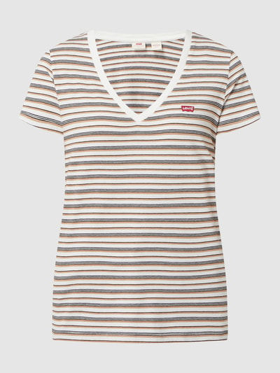 Levi's® T-shirt met streepmotief  Lichtgrijs - 2