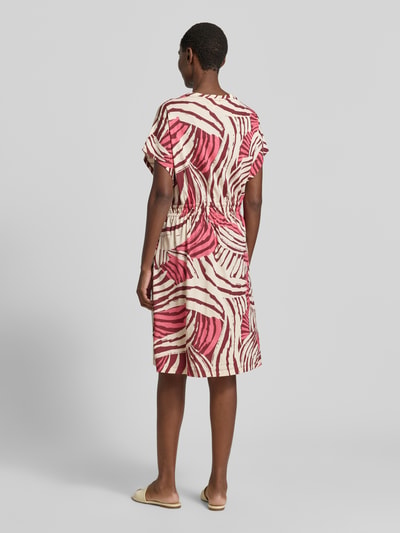 s.Oliver RED LABEL Tailliertes Freizeitkleid aus Baumwoll-Mix Pink 5