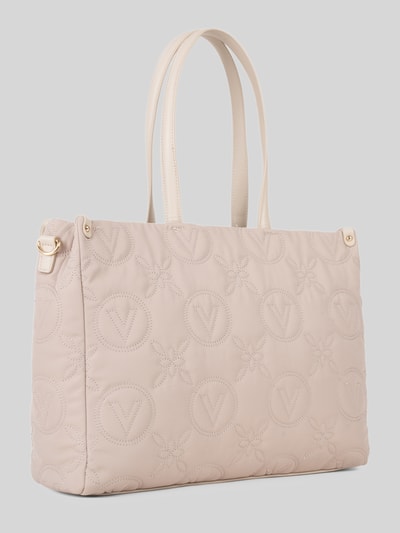 Valentino Bags Shopper aus Polyester-Mix mit Logo-Stickerei Beige 2