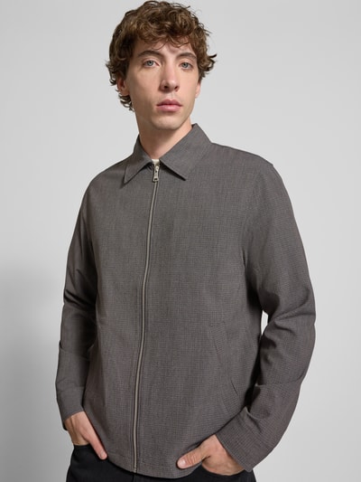 Marc O'Polo Denim Regular Fit Hemdjacke mit Viskose-Anteil Mittelgrau 3