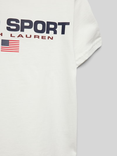 Polo Sport T-shirt z Écru 2