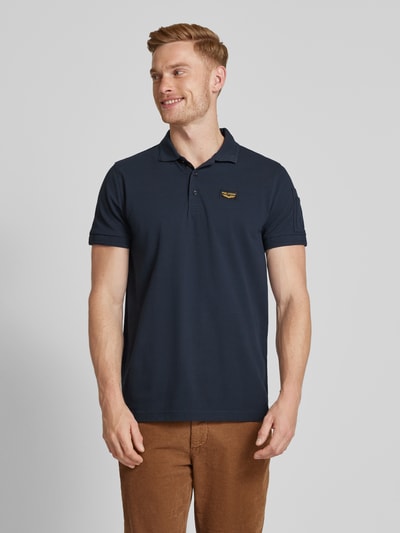 PME Legend Poloshirt mit Label-Detail Marine 4