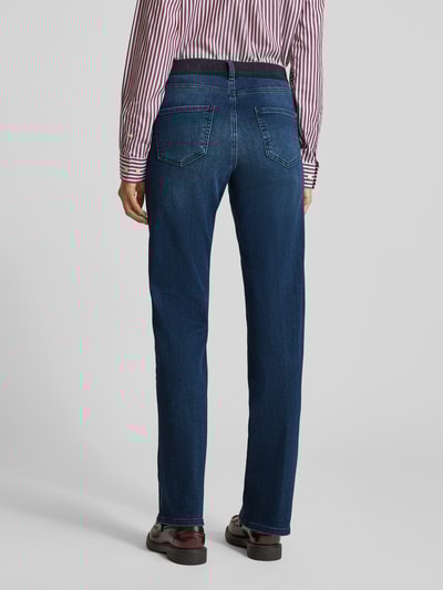 Angels Wide leg jeans met elastische band, model ''LARA SPORTY' Blauw - 5