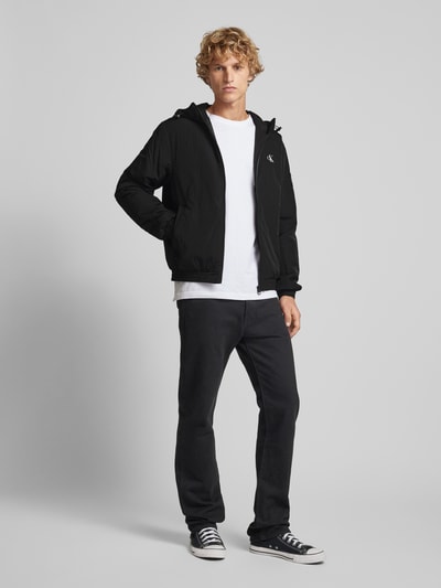 Calvin Klein Jeans Jacke mit Logo-Print Modell 'HARRINGTON' Black 1