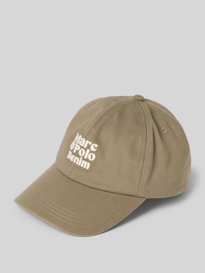 Marc O'Polo Denim Basecap mit Label-Stitching Khaki 1