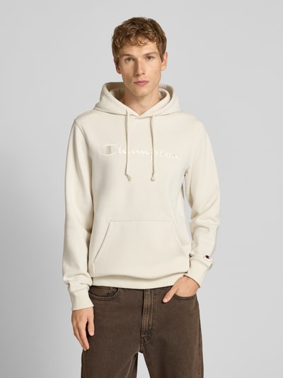 CHAMPION Hoodie met labelstitching Offwhite - 4