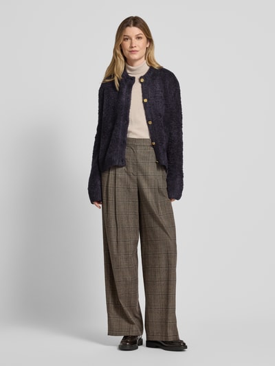 Jake*s Collection Kardigan rozpinany o kroju regular fit z listwą guzikową Ciemnoniebieski 1