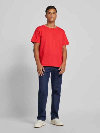 ANNARR T-shirt met ronde hals, model 'ANRRO' Rood - 1