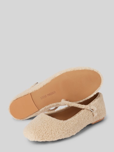 Steve Madden Baleriny Pretty Ballerinas z futerkiem model ‘Vinetta-F’ Beżowy 4