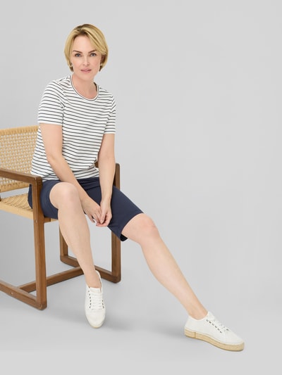 Raphaela By Brax Regular Fit Bermuda aus Baumwoll-Mix Marine 3