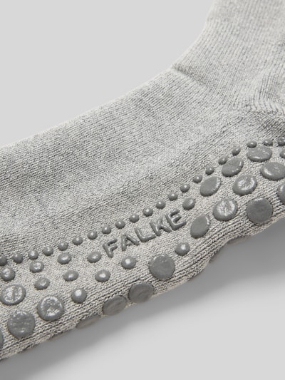 Falke Socken mit geripptem Abschluss Hellgrau 2