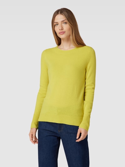 Christian Berg Woman Gebreide pullover met ronde hals Lichtgroen - 4