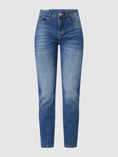 OPUS Tapered fit jeans met stretch, model 'Liandra' Jeansblauw - 2