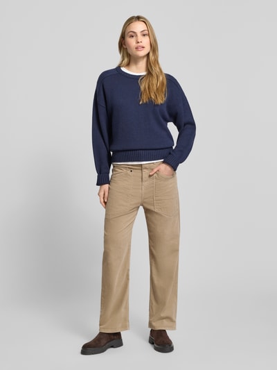 MAC Stoffen broek met 5-pocketmodel Beige - 1