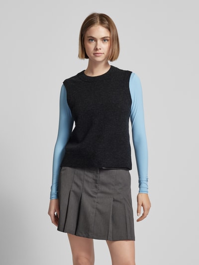 Marc O'Polo Denim Wolltop mit Rundhalsausschnitt Black 4