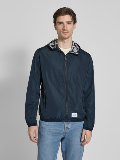 khujo Jacke mit Reißverschlusstaschen Modell 'Ferd' Marine 4