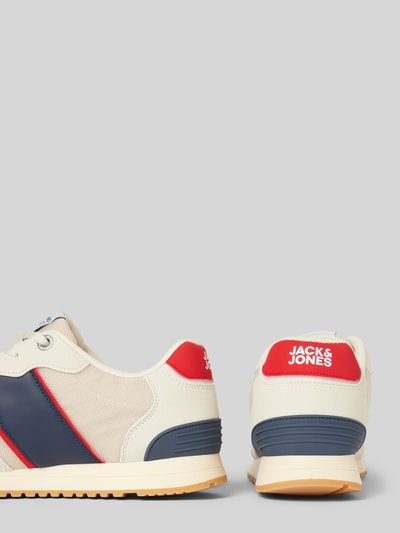 Jack & Jones Sneakersy sznurowane z detalem z logo model ‘SPIRIT’ Złamany biały 2