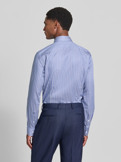 Seidensticker Slim Fit Businesshemd aus reiner Baumwolle Modell 'New Kent' Marine 5