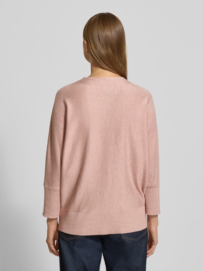 s.Oliver BLACK LABEL Relaxed fit pullover met turtleneck van viscosemix Rosé - 5