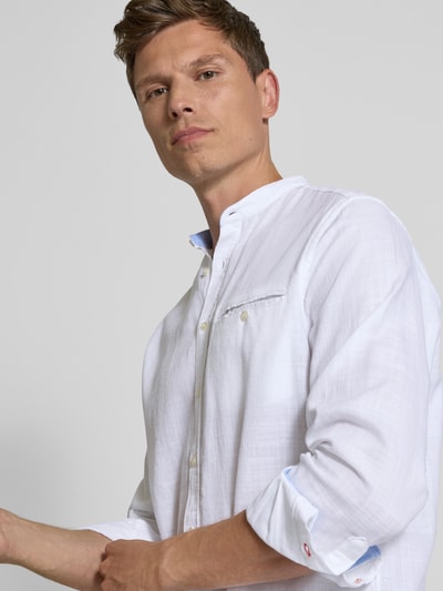 Christian Berg Men Regular fit vrijetijdsoverhemd met borstzak Wit - 3