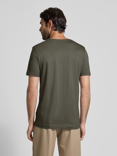 Christian Berg Men T-Shirt mit V-Ausschnitt Metallic Gruen 5