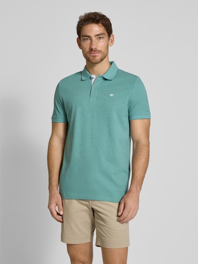 Tom Tailor Regular fit poloshirt van puur katoen Petrol - 4