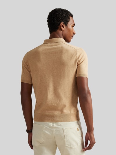 Polo Ralph Lauren Regular Fit Poloshirt aus reiner Baumwolle Camel 5